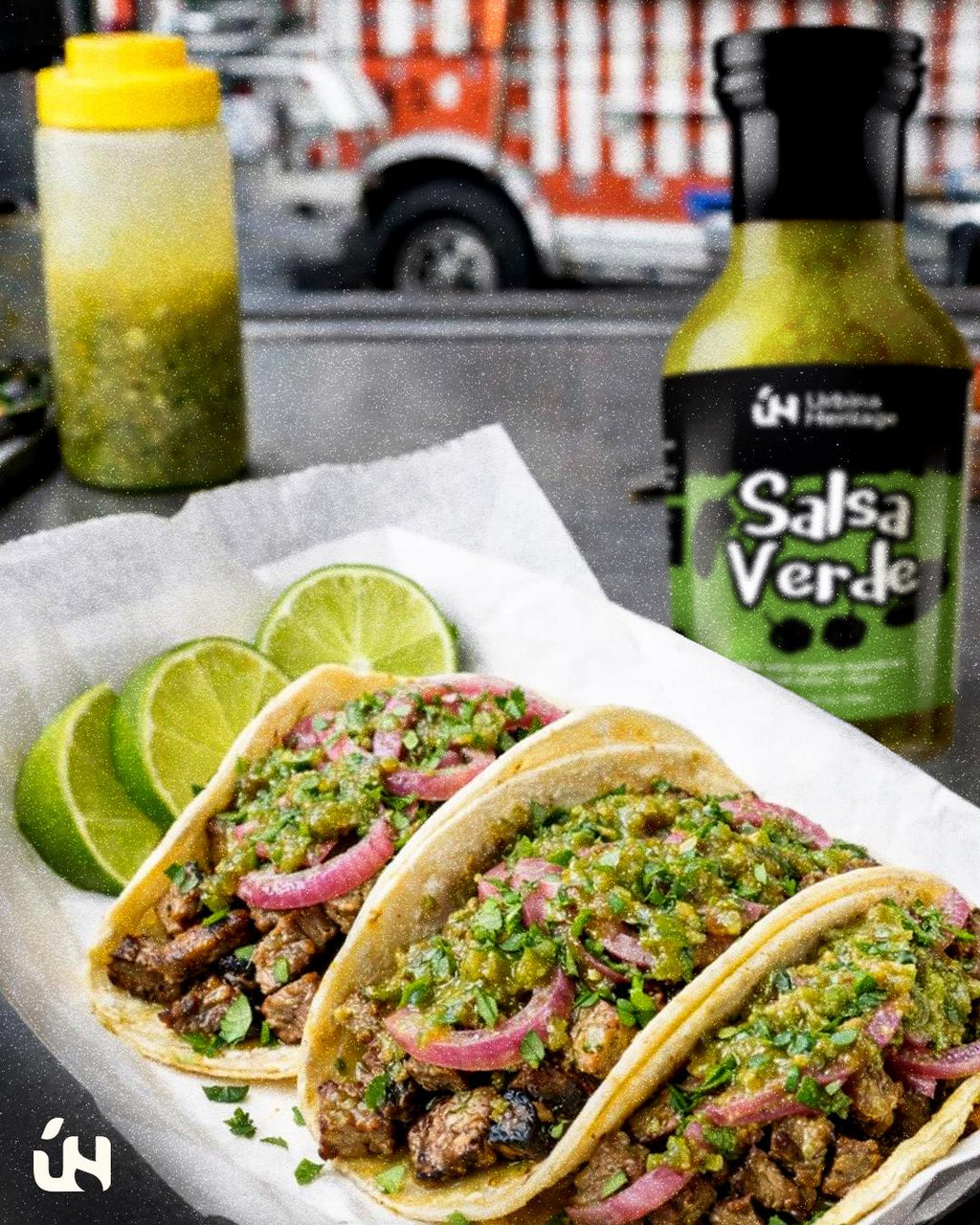 Authentic Urbina Heritage Salsa Verde,  Roasted Tomatillo Green Salsa, Small Batch Family Recipe Mexican Salsa 10oz Jar