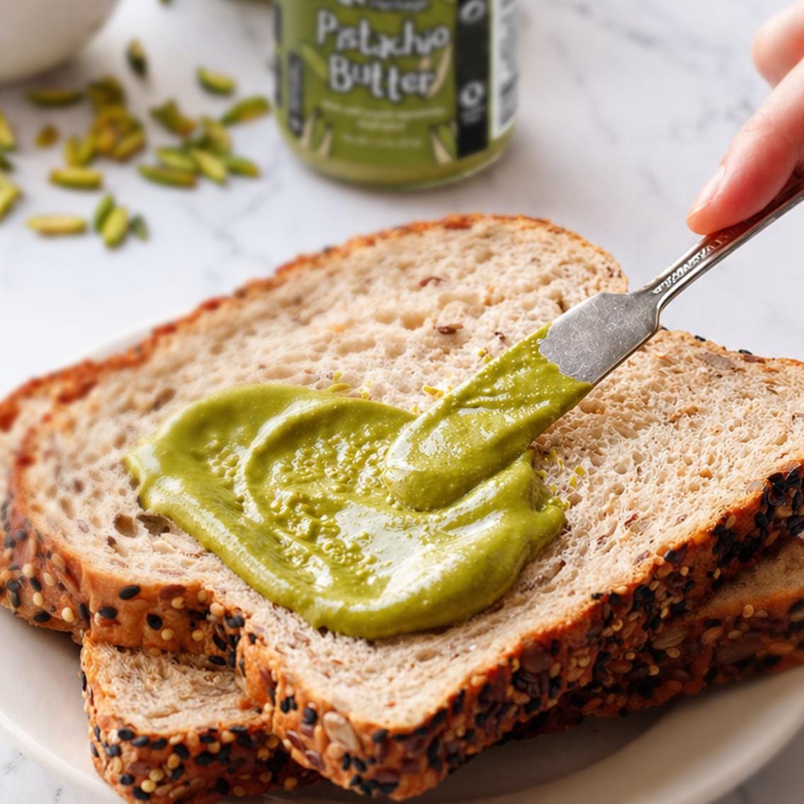 Urbina Heritage Small Batch Premium Pistachio Butter – Creamy Gourmet Nut Spread (8oz)